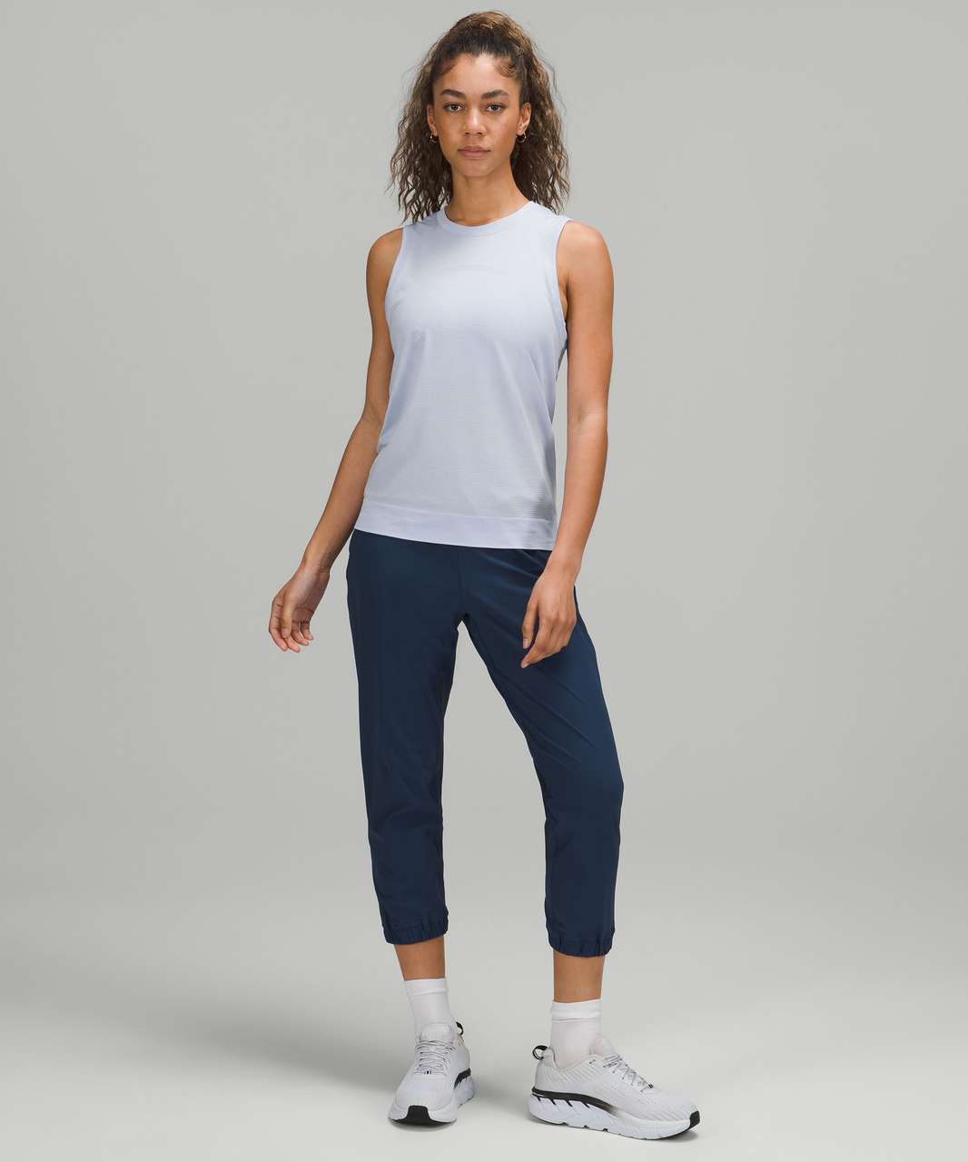 Lululemon Adapted State High-rise Cropped Joggers - Pipe Dream Blue