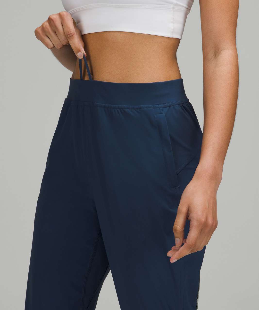 Lululemon Adapted State High-Rise Jogger Crop 23 - Mineral Blue - lulu  fanatics