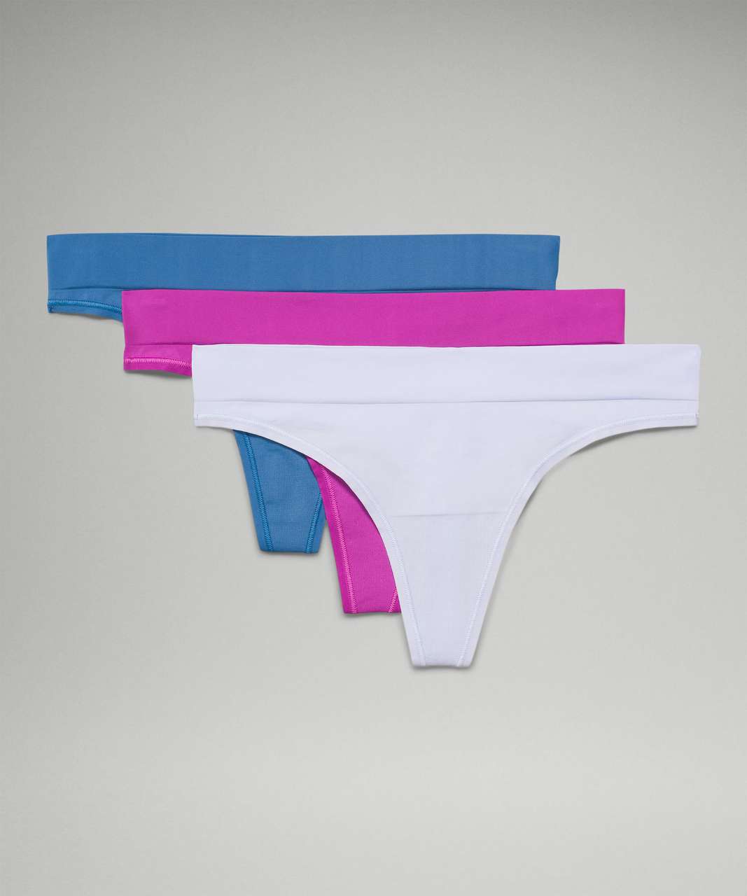 Lululemon Smooth Seamless Thong - Chrome - lulu fanatics