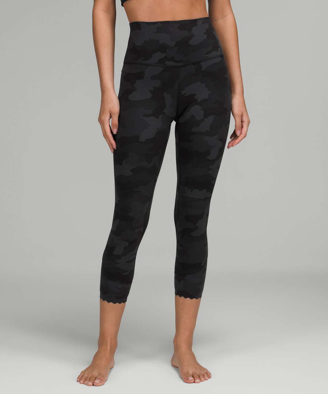 lululemon athletica, Pants & Jumpsuits, Lululemon Align Hr Crop 2 Nwt  Size 6 Black Granite