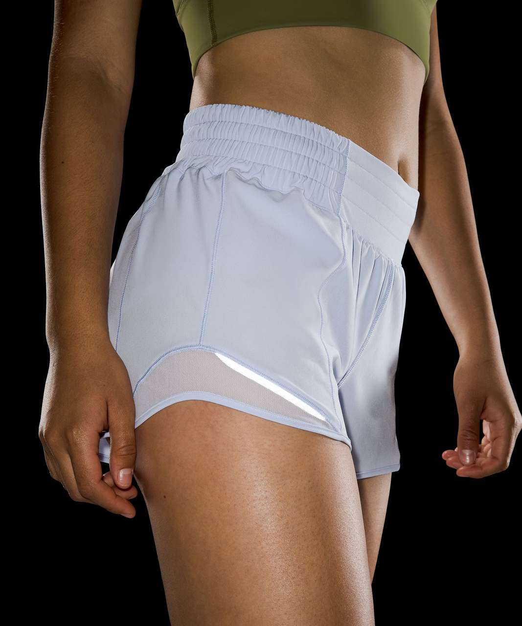 Lululemon Hotty Hot High-Rise Lined Short 2.5" - Pastel Blue