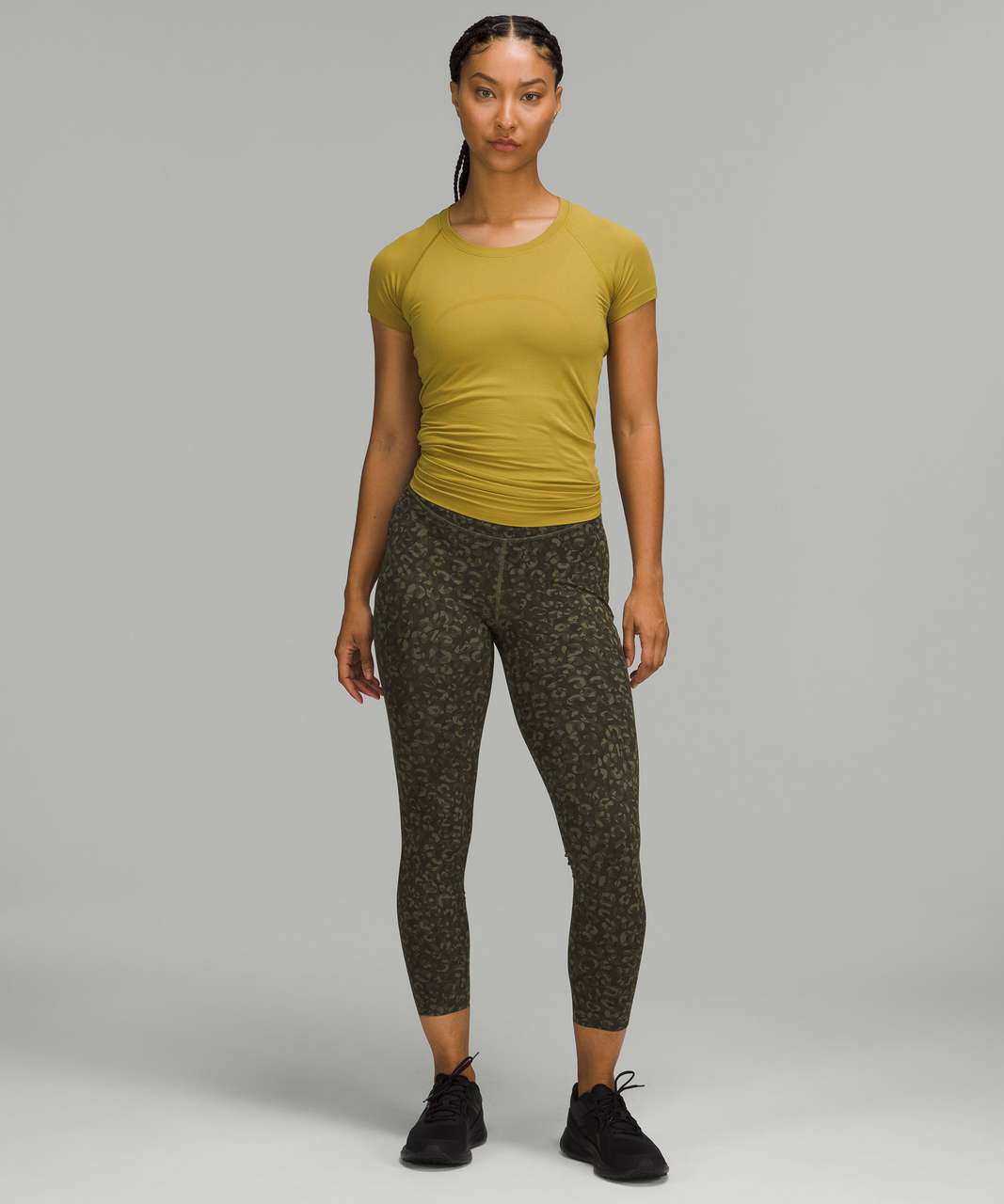 Lululemon Base Pace High-Rise Tight 25 Two-Tone Ribbed - Retail $118