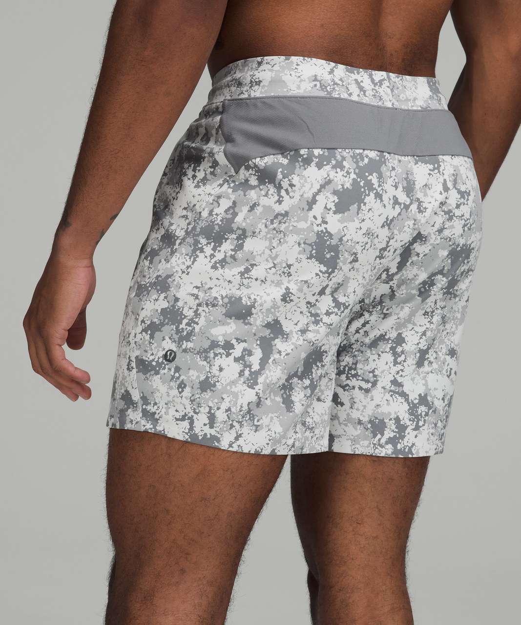 Lululemon Balancer Short 6 *Everlux - Abrade Vapor Silver Drop Asphalt  Grey - lulu fanatics