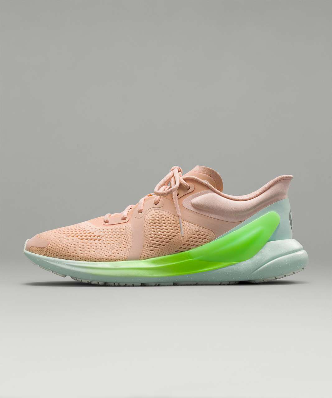 Lululemon Blissfeel Womens Running Shoe - Butter Pink / Scream Green Light / Delicate Mint