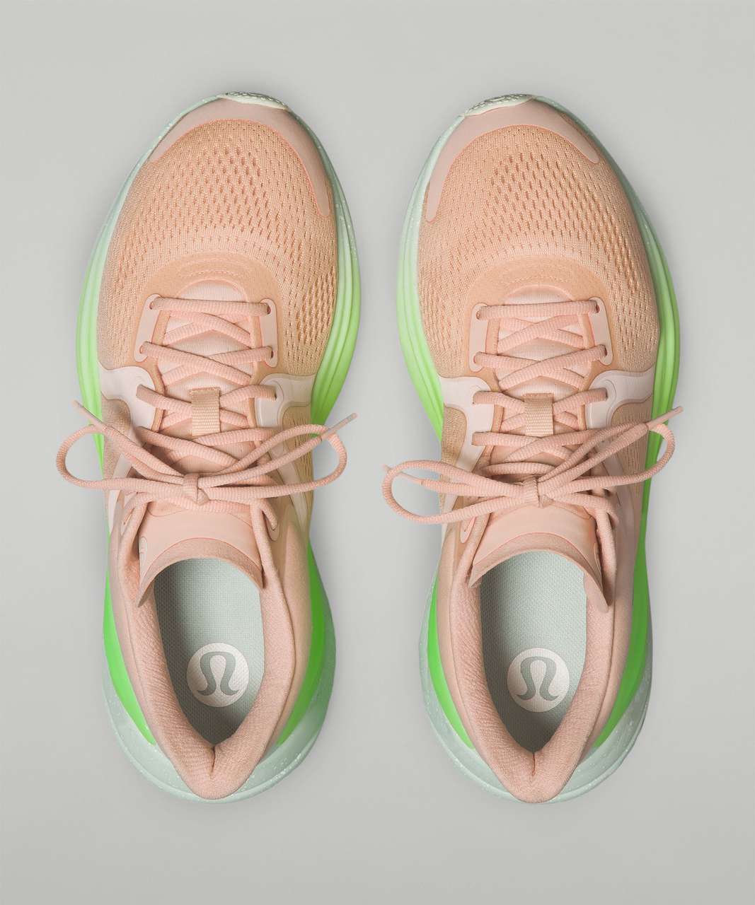 Lululemon Blissfeel Women's Running Shoes Butter Pink Green Light Mint 9.5