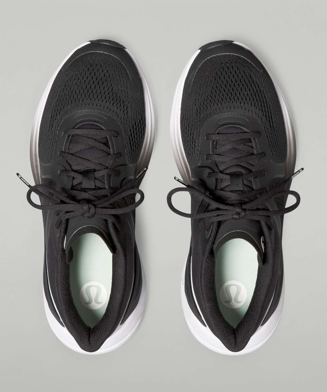 Women's Size 10.5 Lululemon BlissFeel Run Black & White Running Shoes /  Sneakers