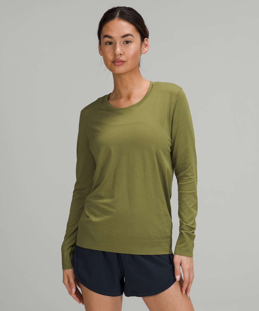 Lululemon Swiftly Relaxed Long Sleeve Shirt - Bronze Green / Bronze Green