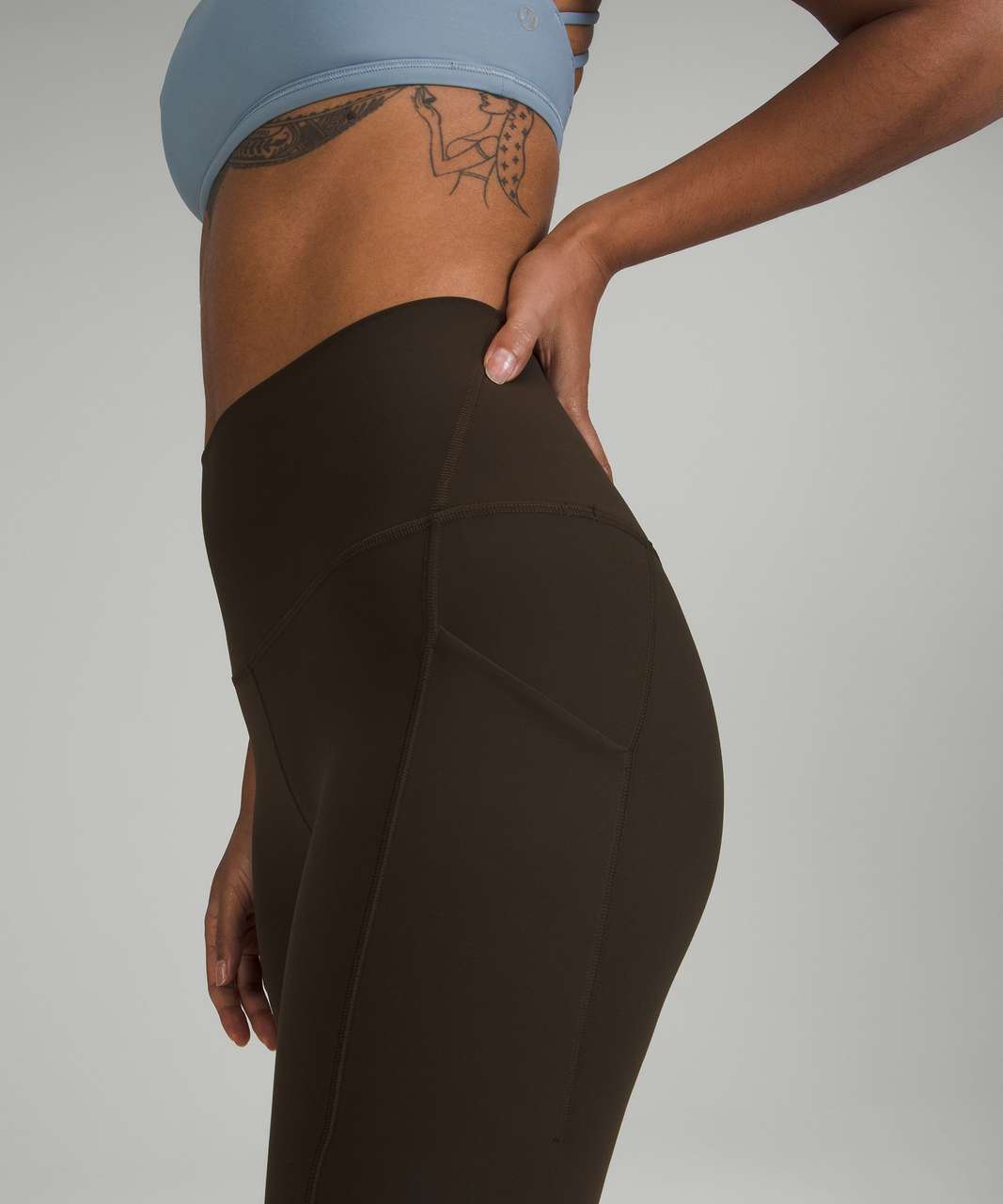 Lululemon Align High-Rise Pant with Pockets 25 - Black Granite - lulu  fanatics