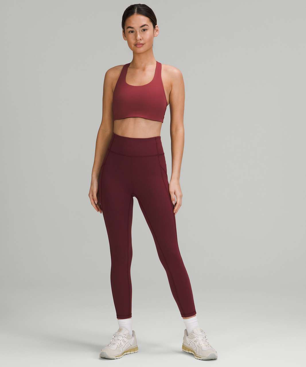 Lululemon Invigorate Bra with Clasp *High Support, B/C Cup - Mulled Wine - lulu  fanatics