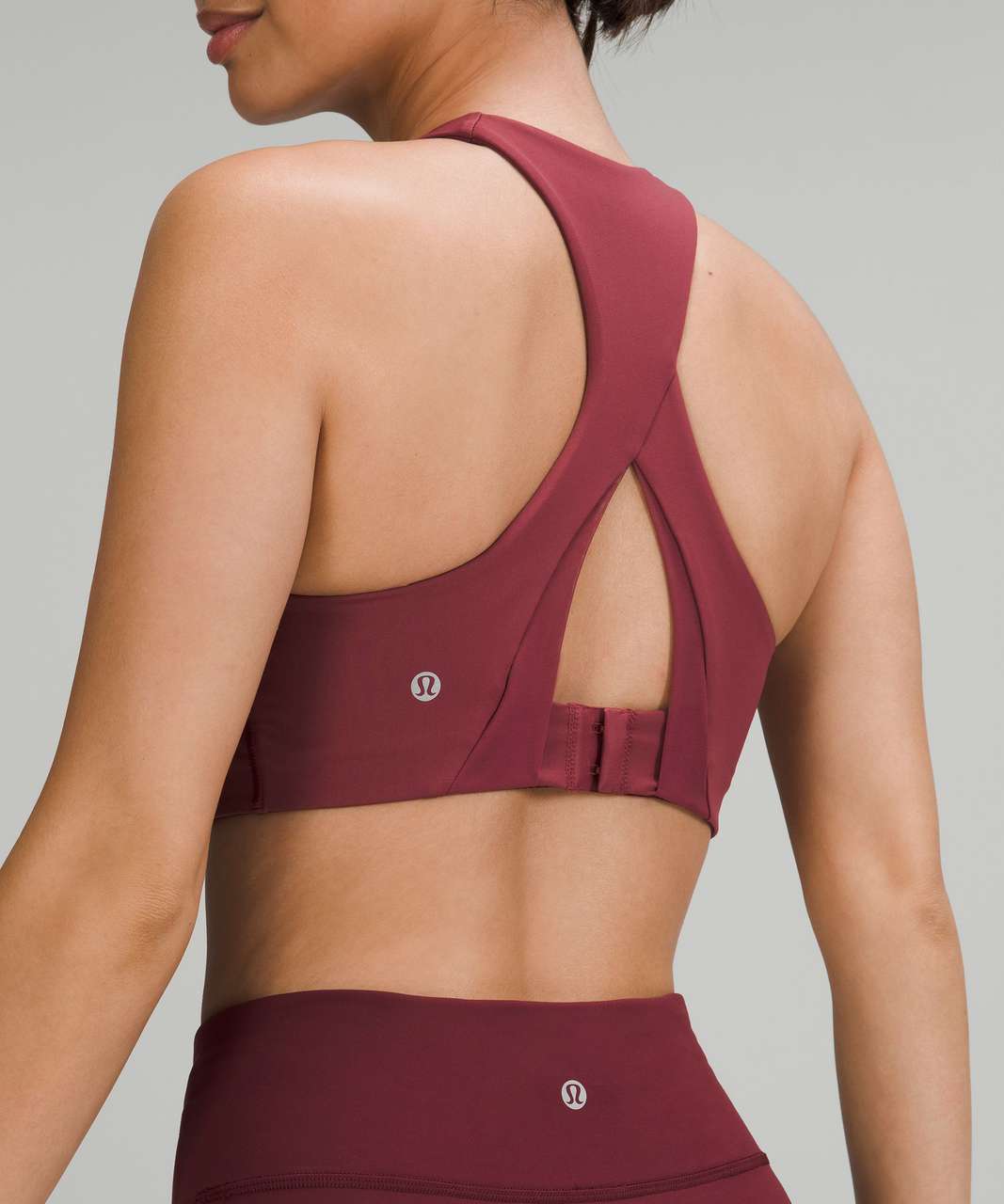 Lululemon Invigorate Bra with Clasp *High Support, B/C Cup - Mulled Wine -  lulu fanatics