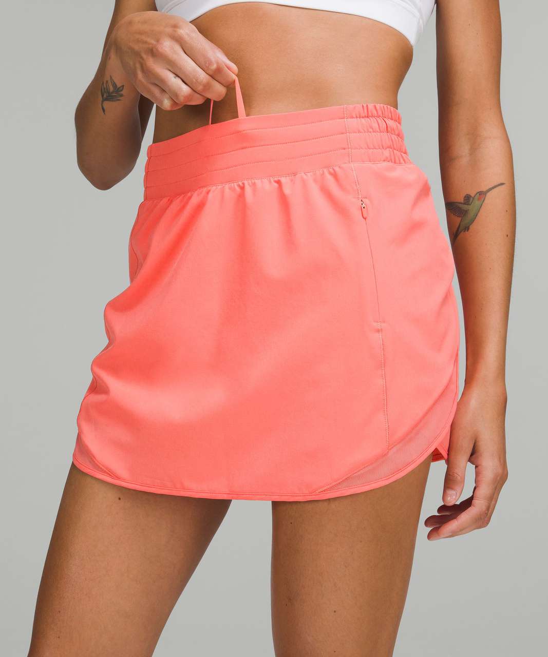 Lululemon Hotty Hot High-Rise Skirt - Raspberry Cream