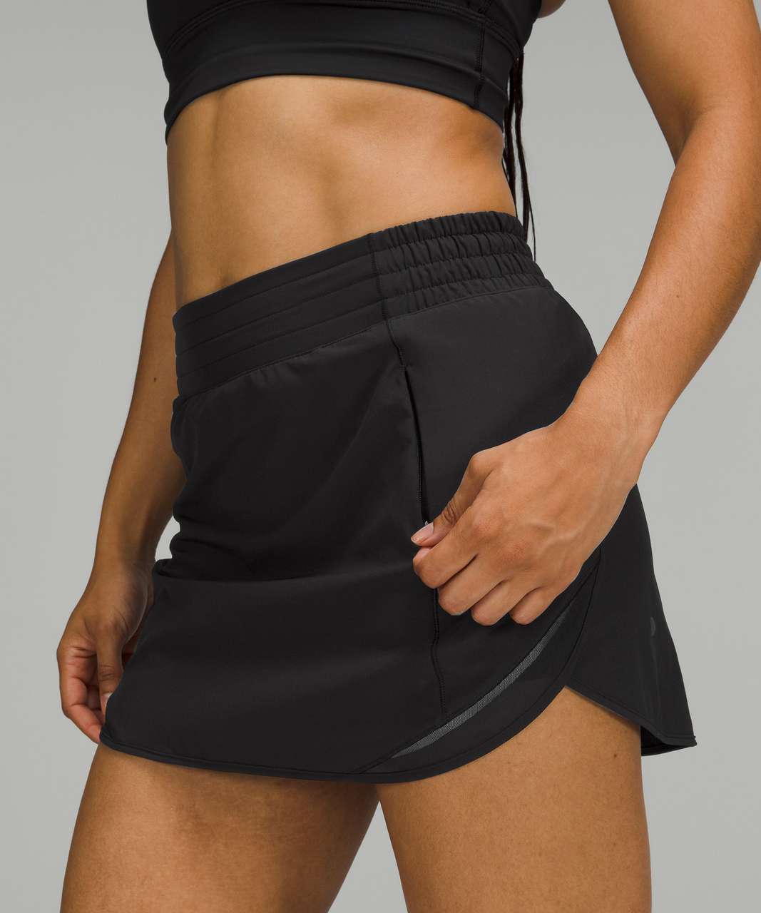 Lululemon Hotty Hot High-Rise Skirt - Black