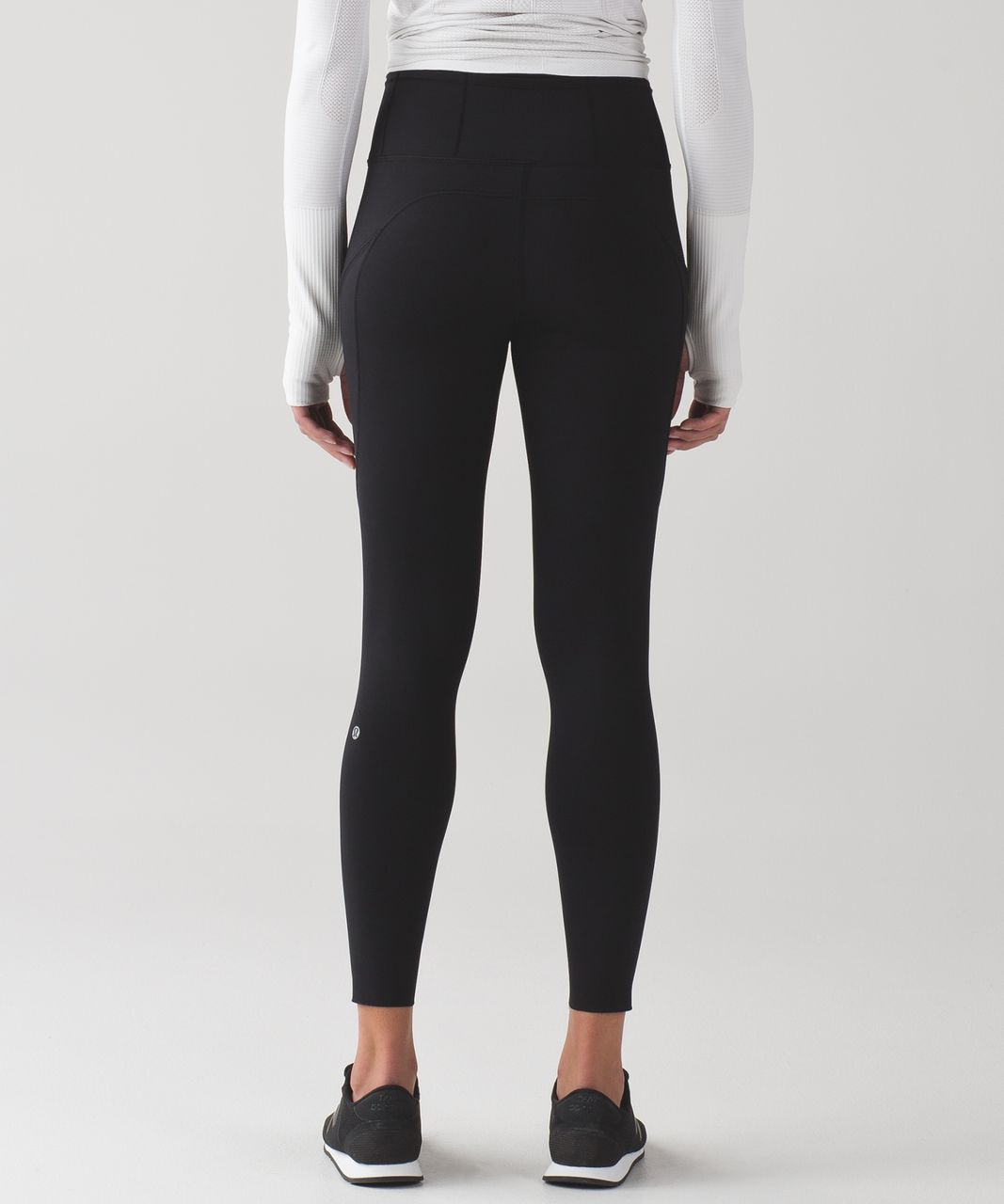 Lululemon Women's Fast Free Leggings Size 8 27 Inseam Black Raw Hem 