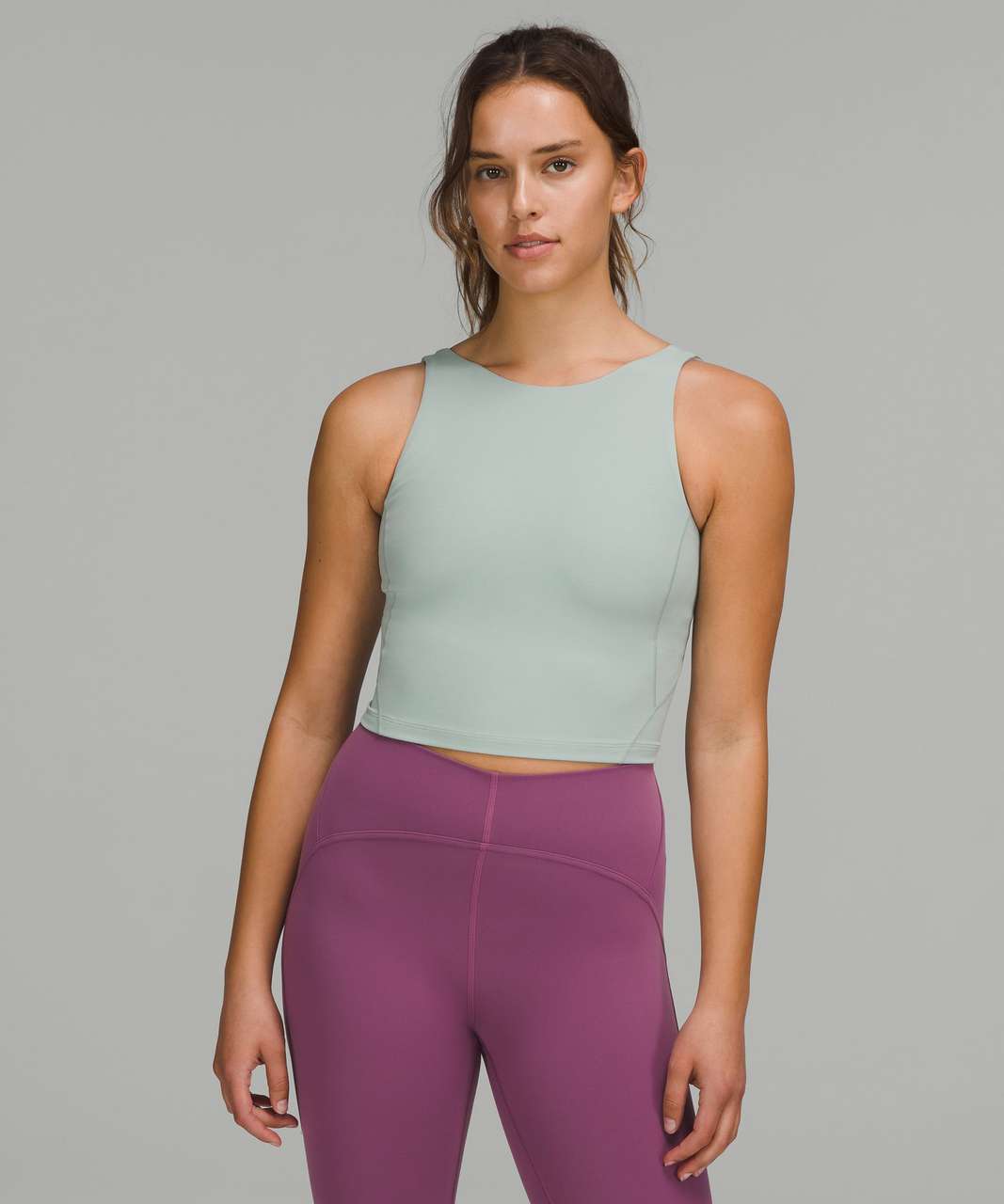 Lululemon Align High-Neck Tank Top - Silver Blue