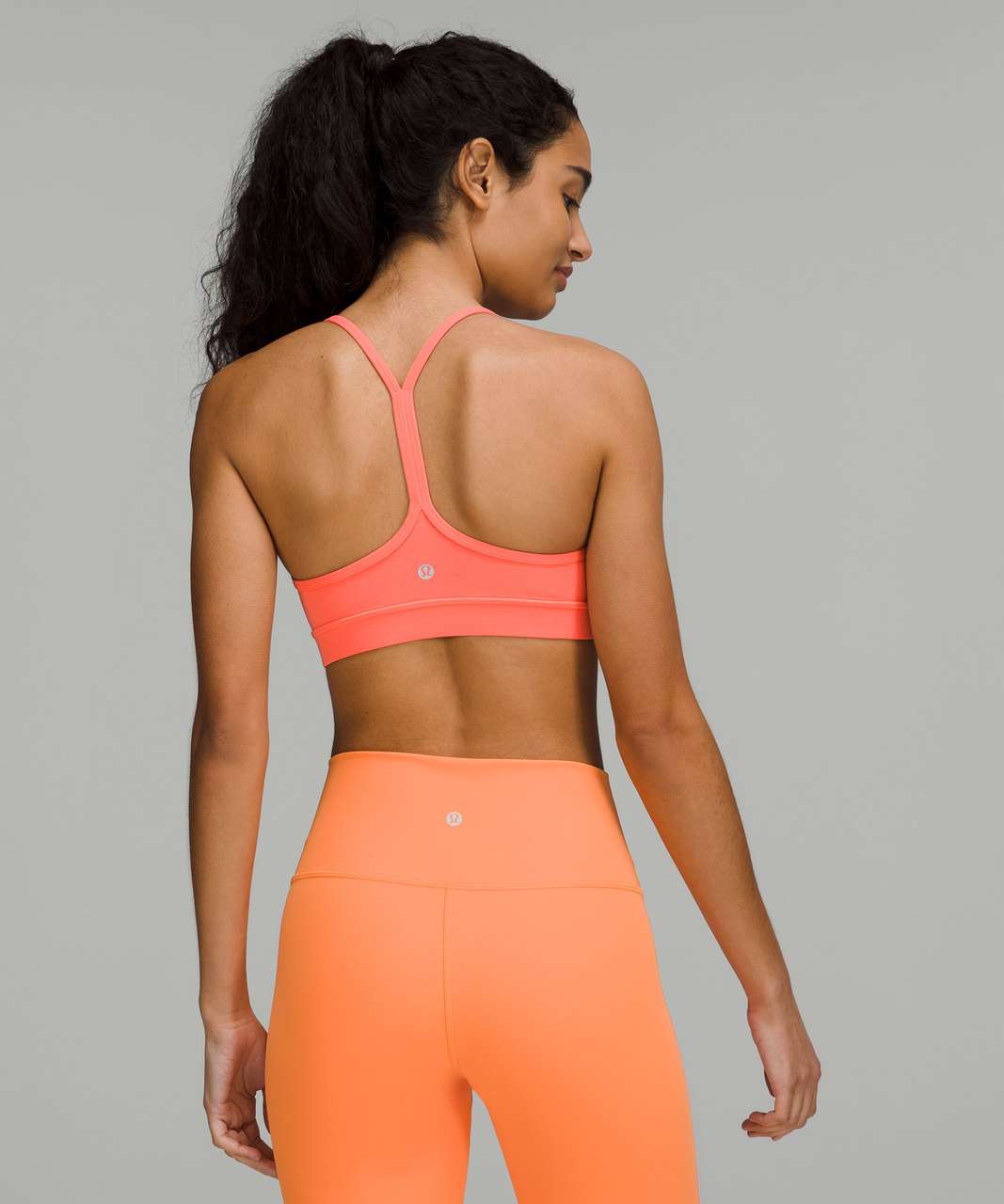 Lululemon Flow Y Nulu Bra *Light Support, A–C Cups - Raspberry Cream - lulu  fanatics