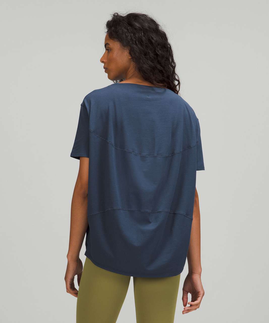 Lululemon Back in Action Short Sleeve Shirt - Mineral Blue