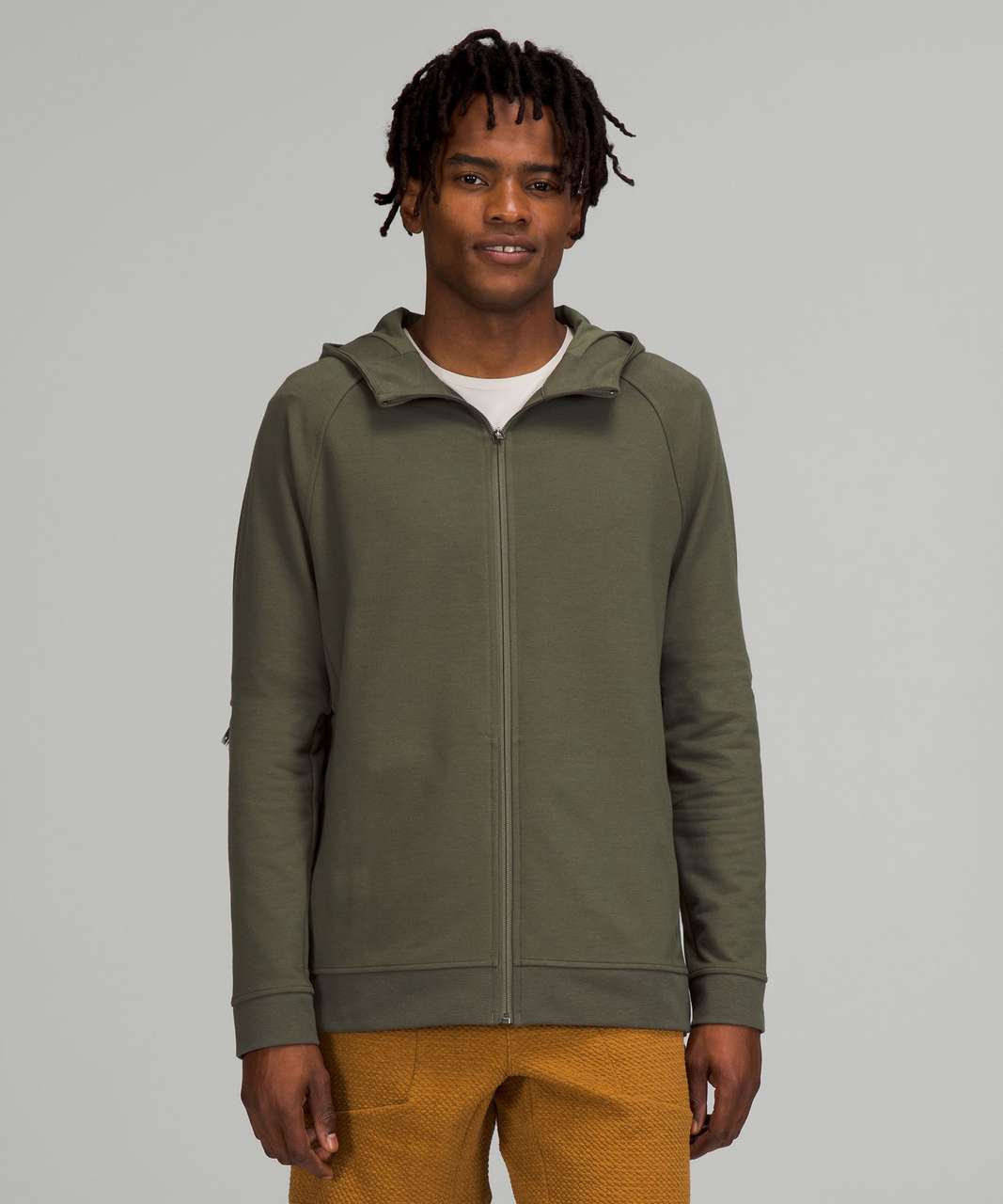 Lululemon Shift Stitch Hoodie - Dark Olive - lulu fanatics