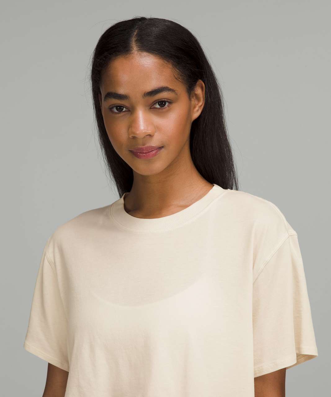 Lululemon All Yours Cropped T-Shirt - White Opal