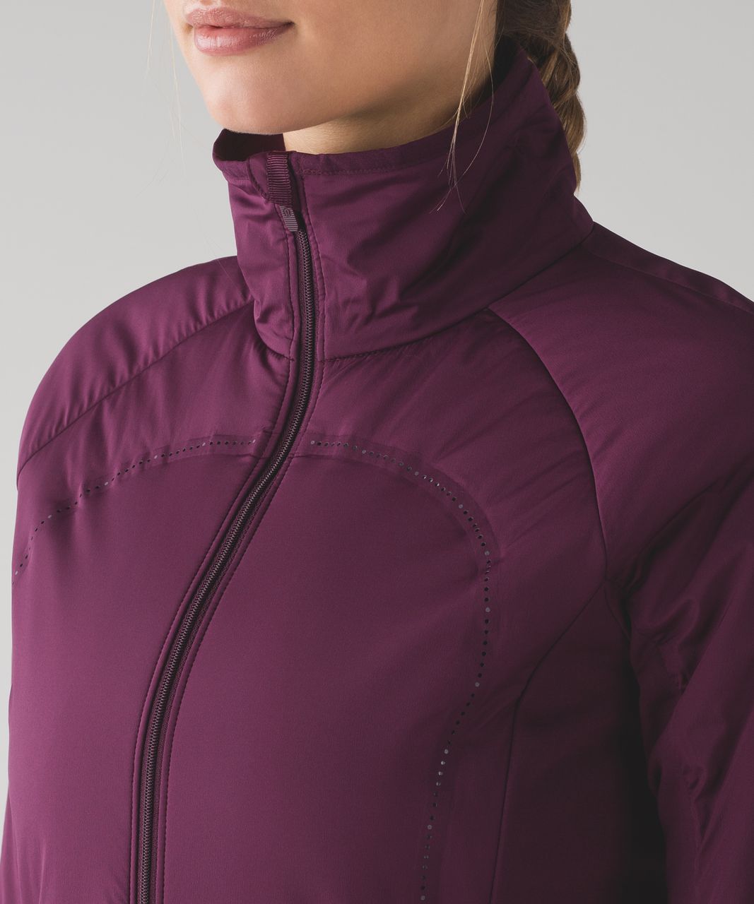 Lululemon Run For Cold Vest - Plum - lulu fanatics