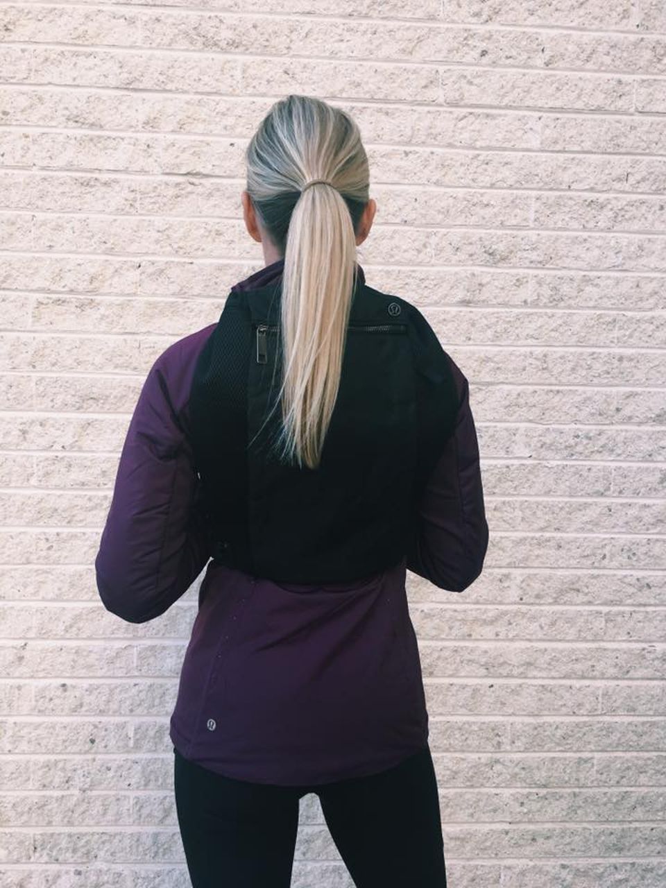 Lululemon Run For Cold Jacket - Plum - lulu fanatics