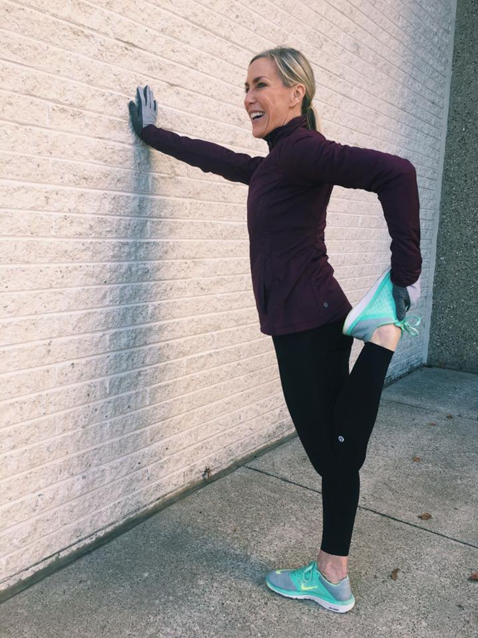 Lululemon Run For Cold Jacket - Plum - lulu fanatics