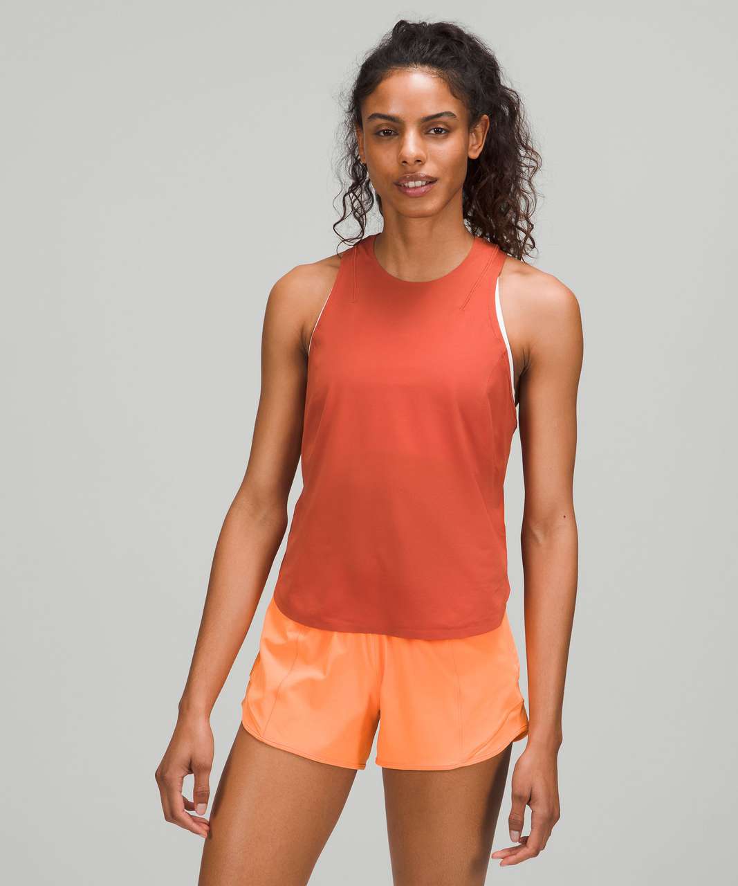 Lululemon Lightweight Run Kit Tank Top - Red Rock - lulu fanatics