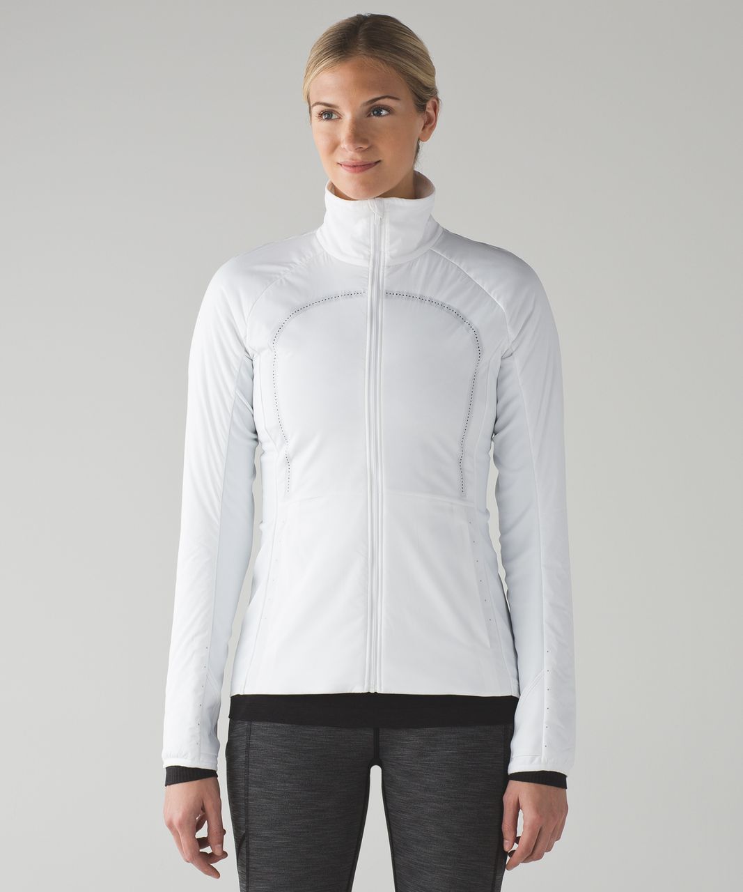 Lululemon Run For Cold Jacket - White 