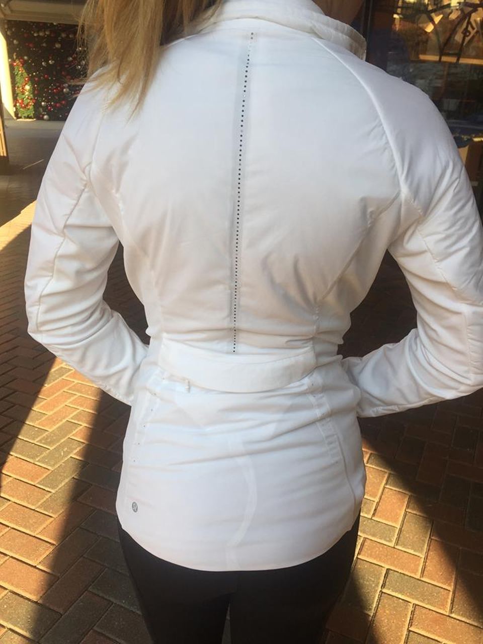 Lululemon Run For Cold Jacket - White - lulu fanatics