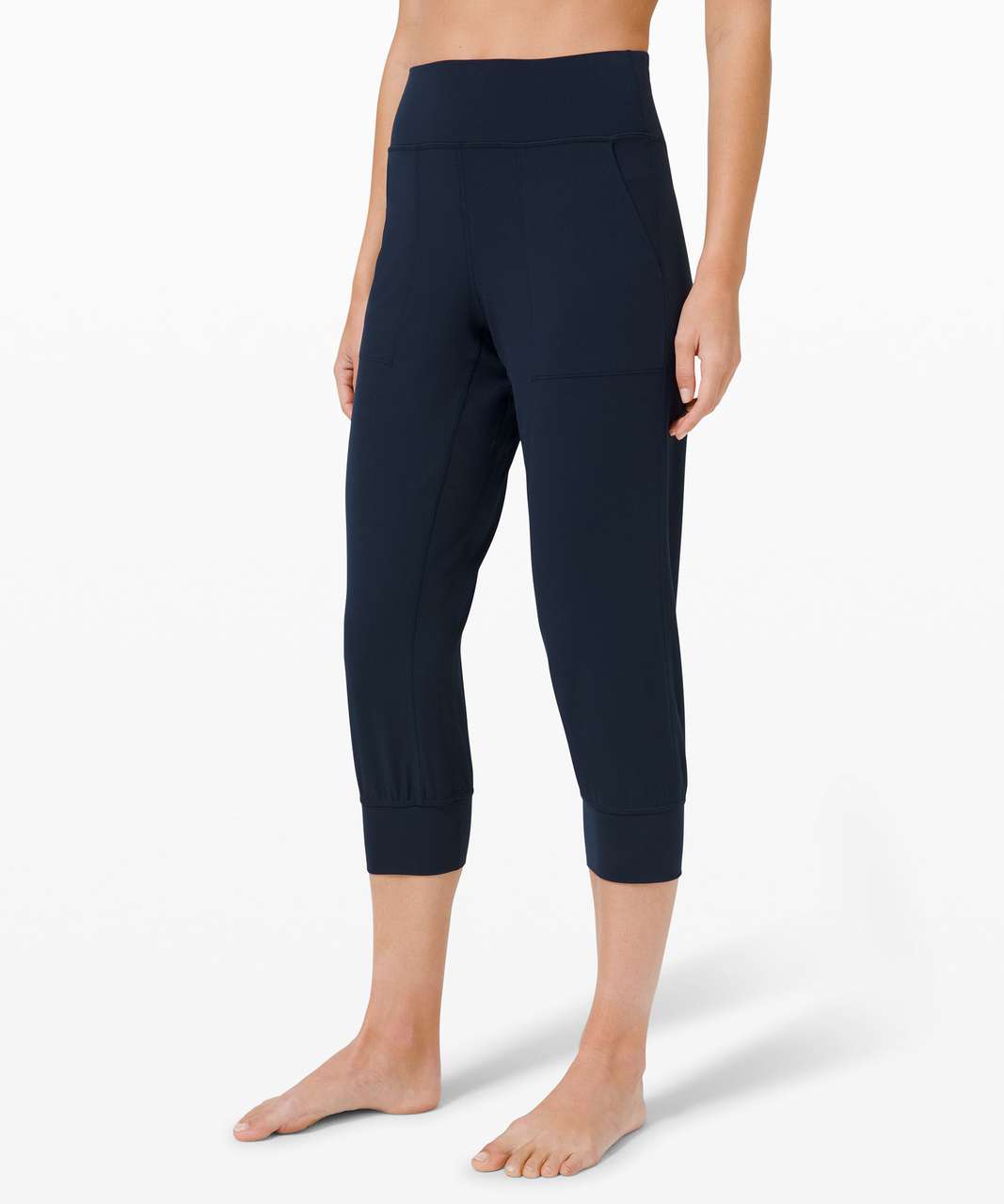 Lululemon Align High-Rise Cropped Jogger - True Navy - lulu fanatics