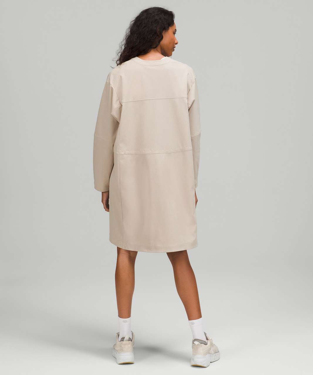 Lululemon WovenAir Button Front Dress - Raw Linen