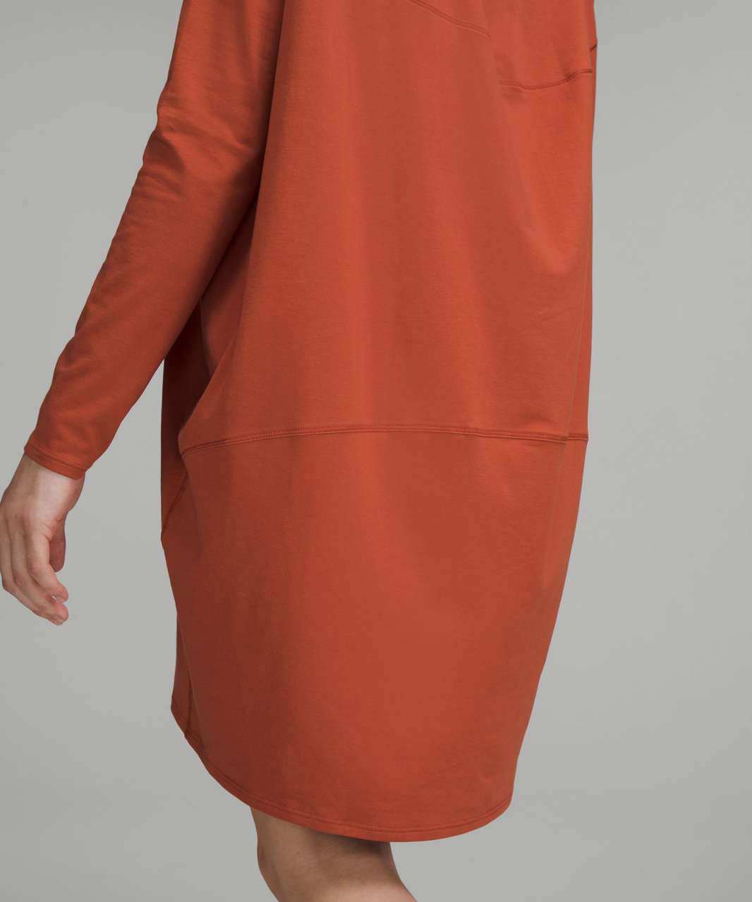 Lululemon Back in Action Long Sleeve Dress - Red Rock