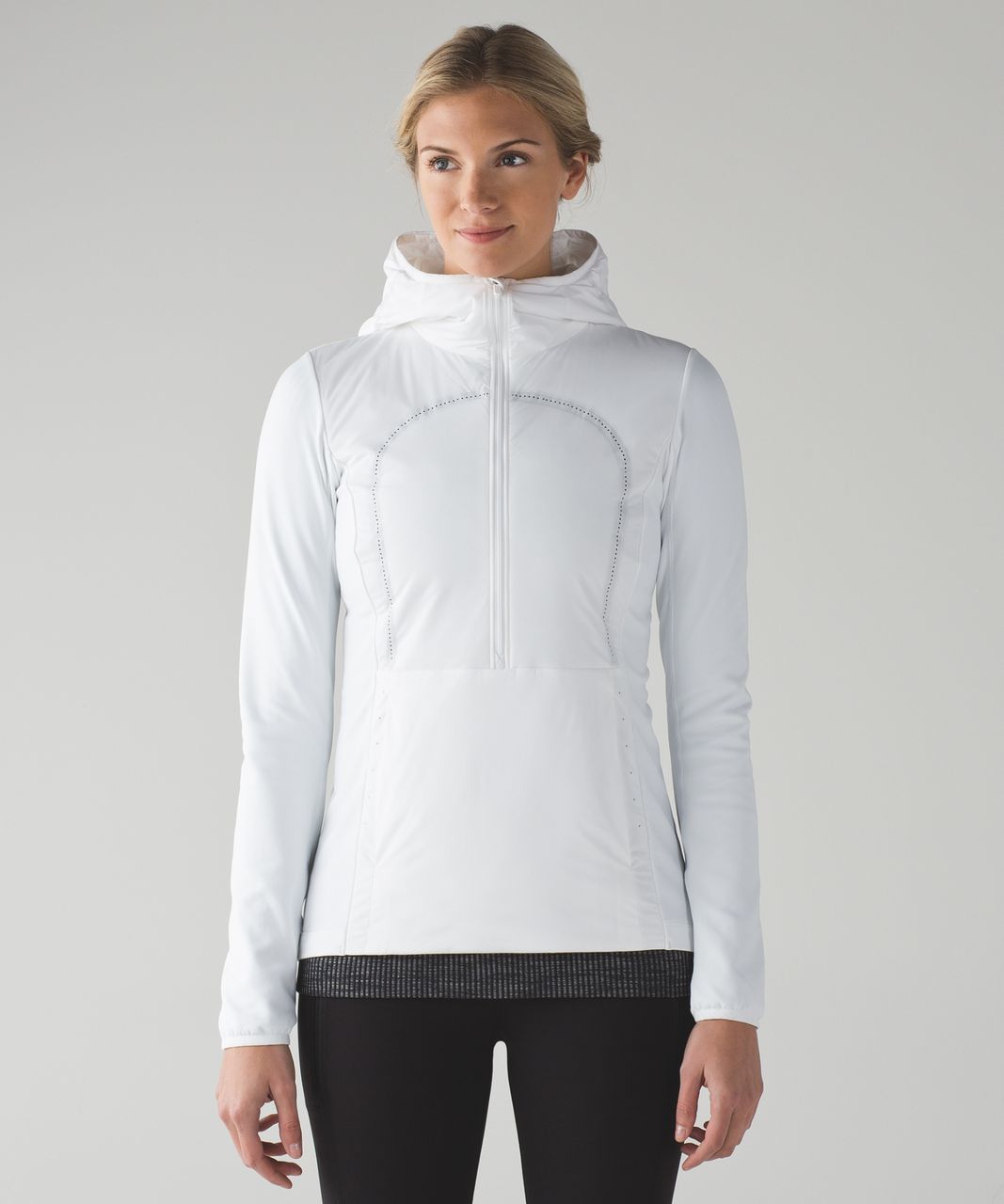 Lululemon Run For Cold Pullover - White