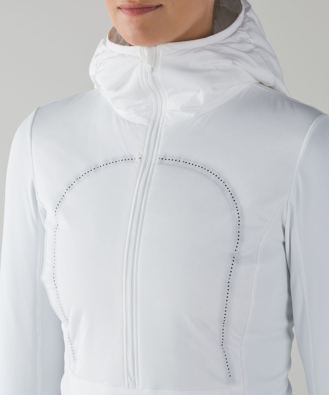 Lululemon Run With It Jacket - White - lulu fanatics