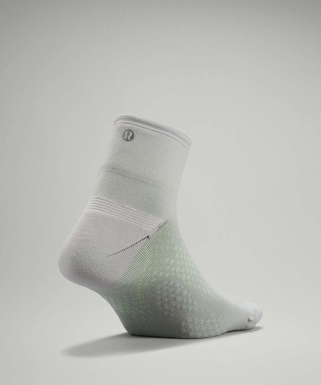 Lululemon MacroPillow Ankle Running Sock *Medium Cushioning - Seal Grey