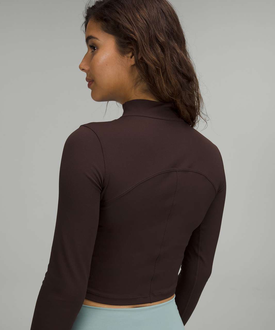 Lululemon All Aligned Mock Neck Long Sleeve *Nulu - French Press