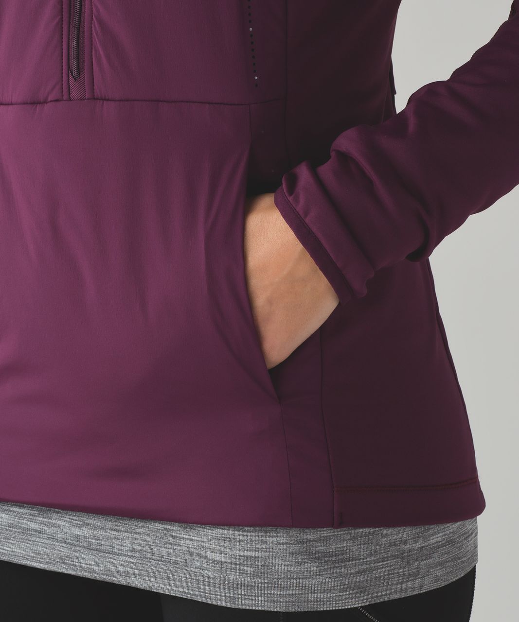 Lululemon Run For Cold Pullover - Plum