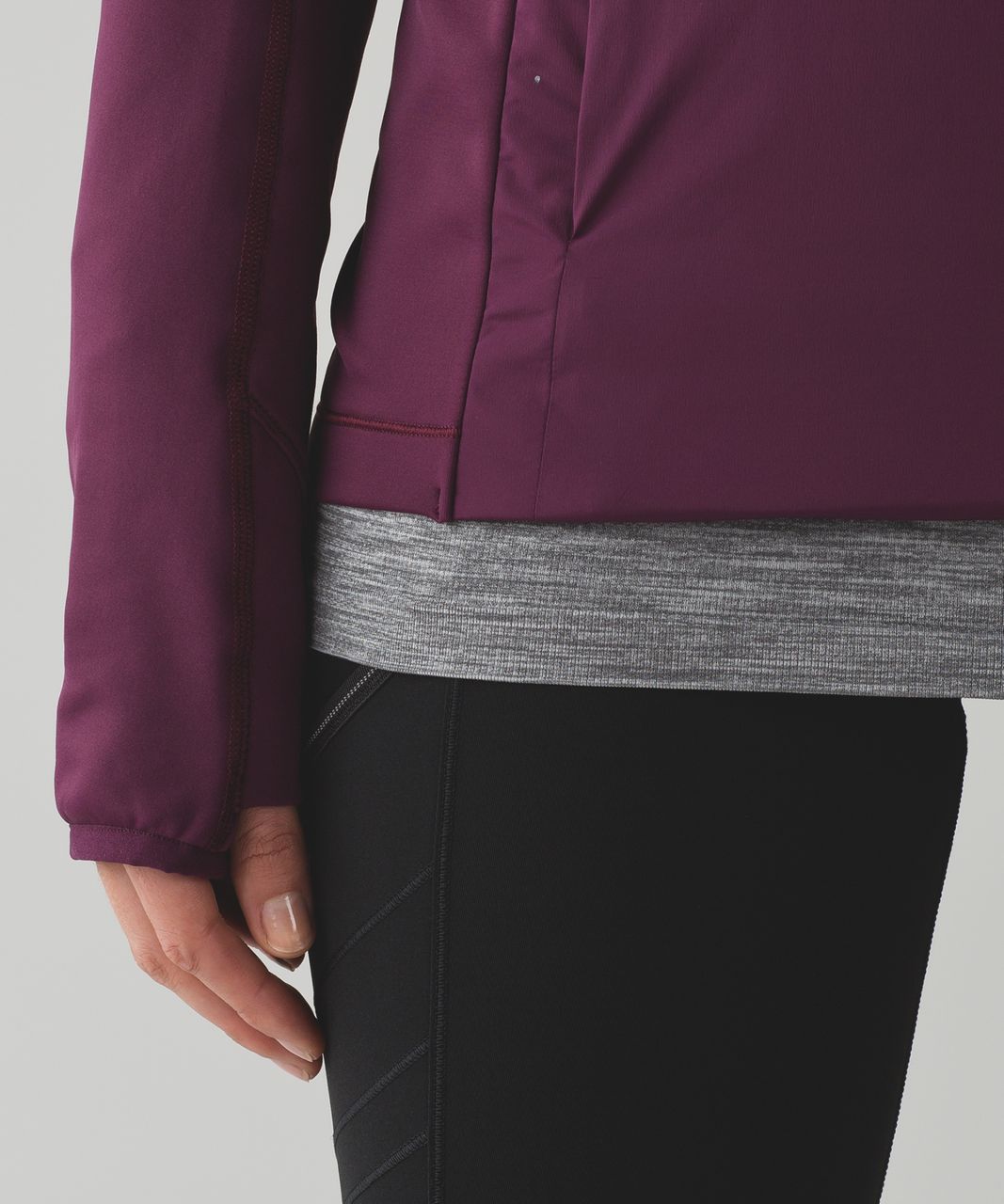 Lululemon Run For Cold Pullover - Plum