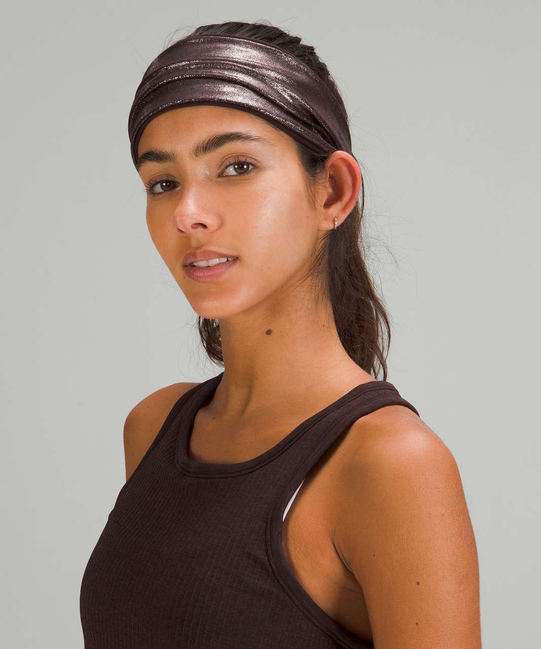 Lululemon Fringe Fighter Headband - Radiate Foil Print French Press / French Press