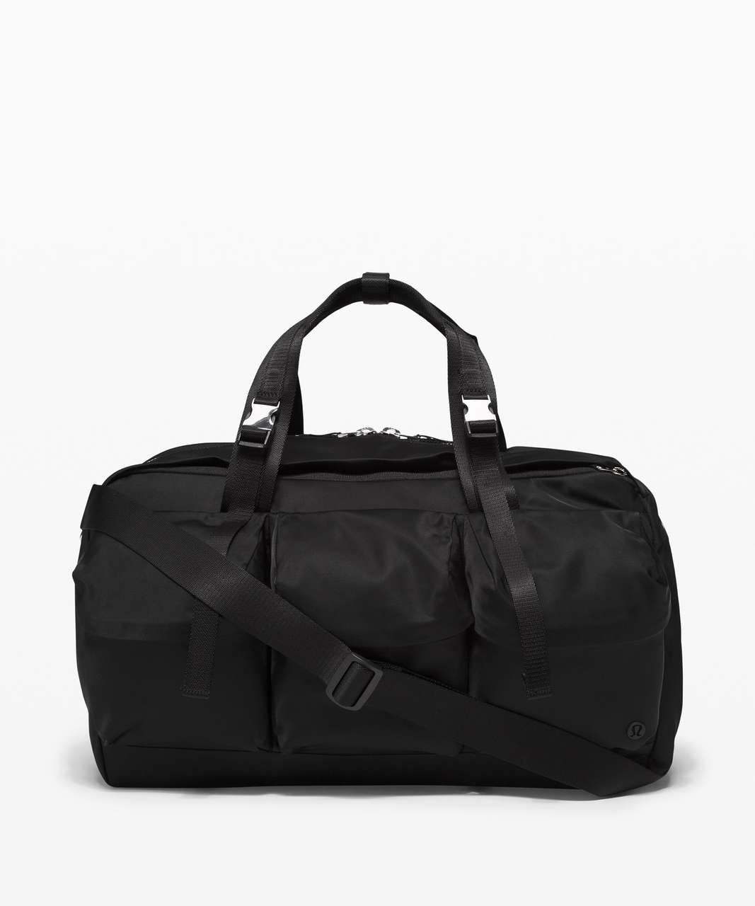 Lululemon Urban Nomad Large Duffle Bag 30L - Black / Rhino Grey