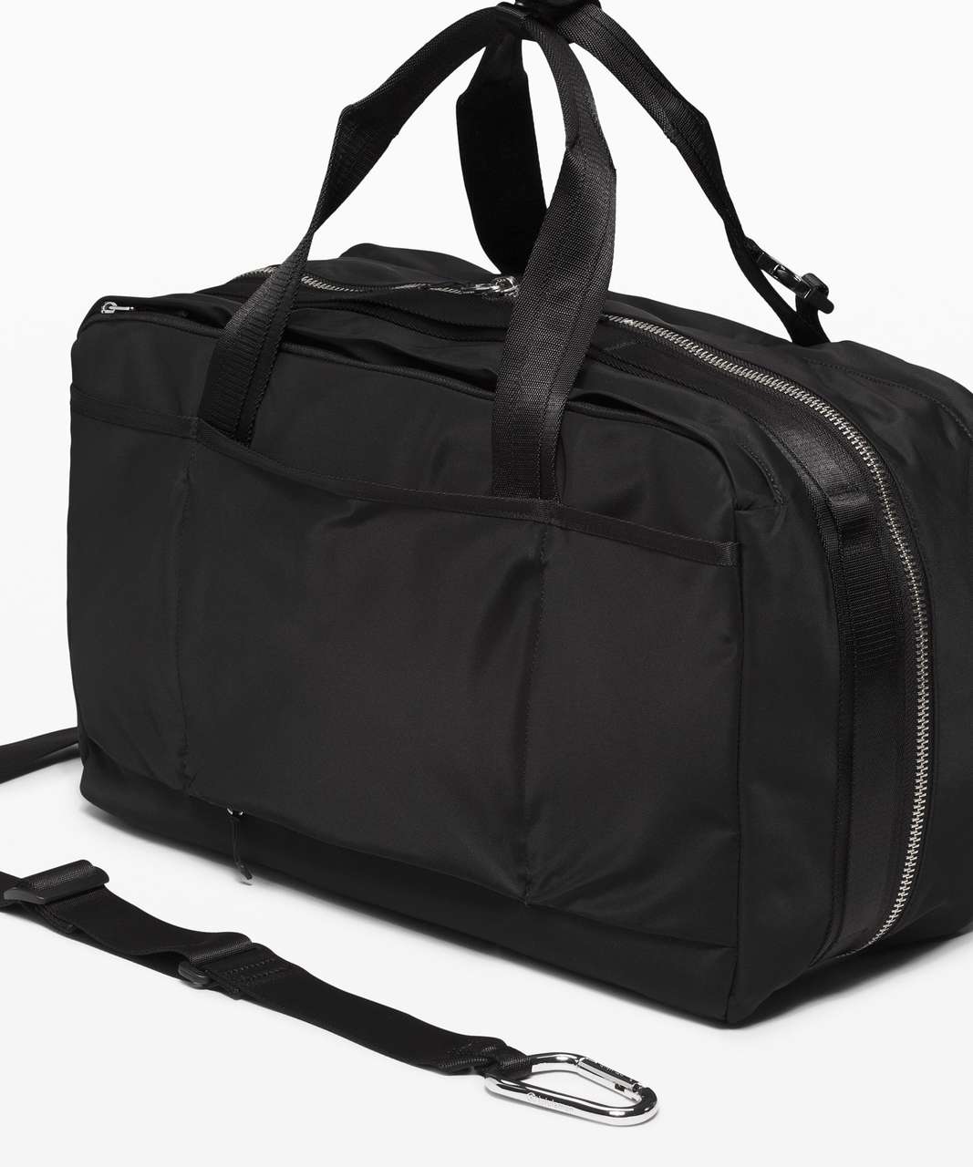 Lululemon Urban Nomad Large Duffle Bag 30L - Black / Rhino Grey