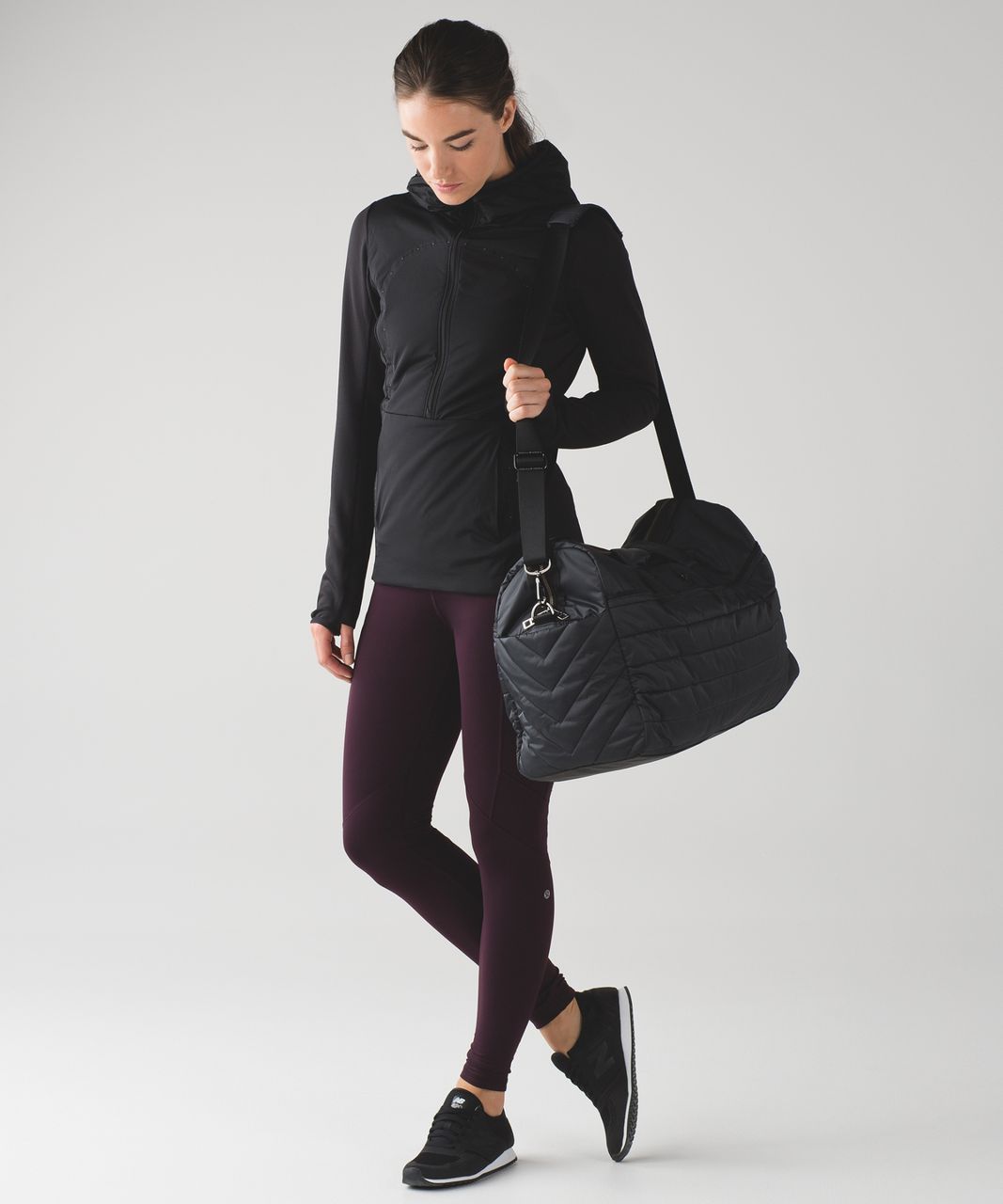 Lululemon Run For Cold Pullover - Black - lulu fanatics