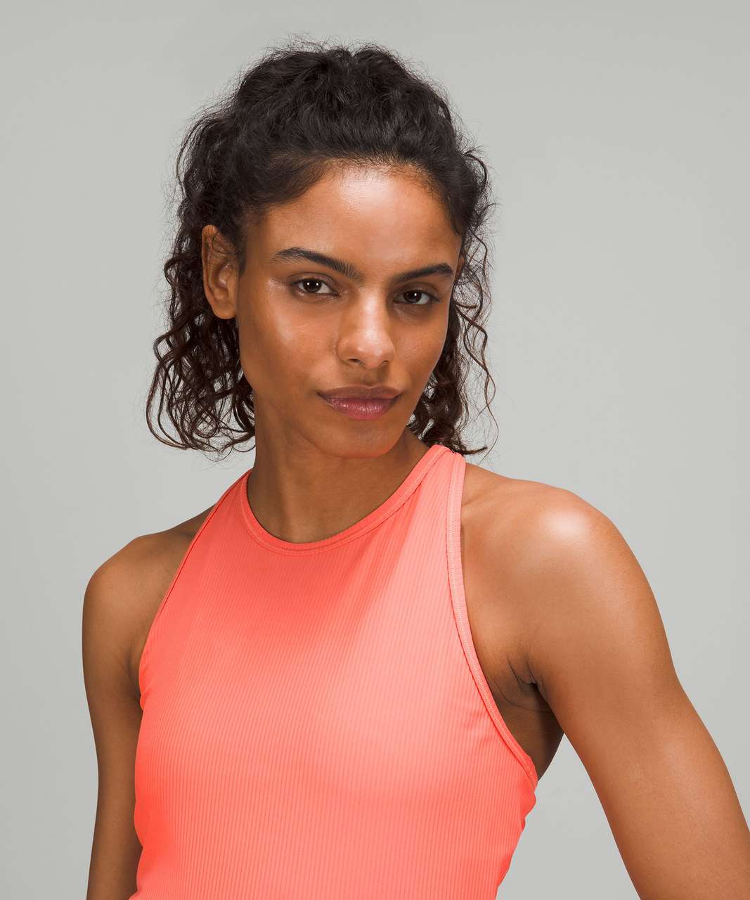 Lululemon Base Pace Ribbed Tank Top - Raspberry Cream