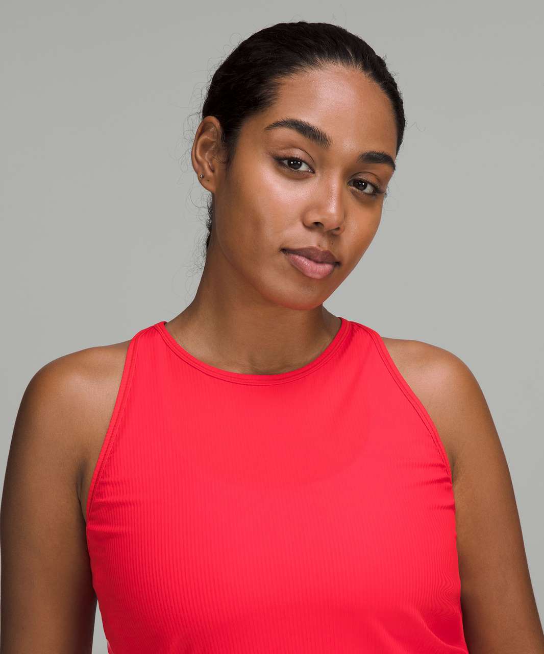 Lululemon Base Pace Ribbed Tank Top - Love Red