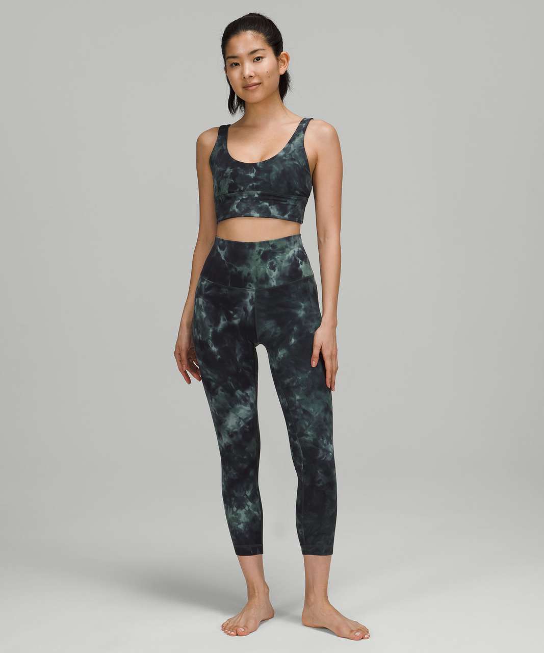 lululemon athletica, Intimates & Sleepwear, Lululemon Align Reversible Bra  In The Color Diamond Dyegraphite Grey