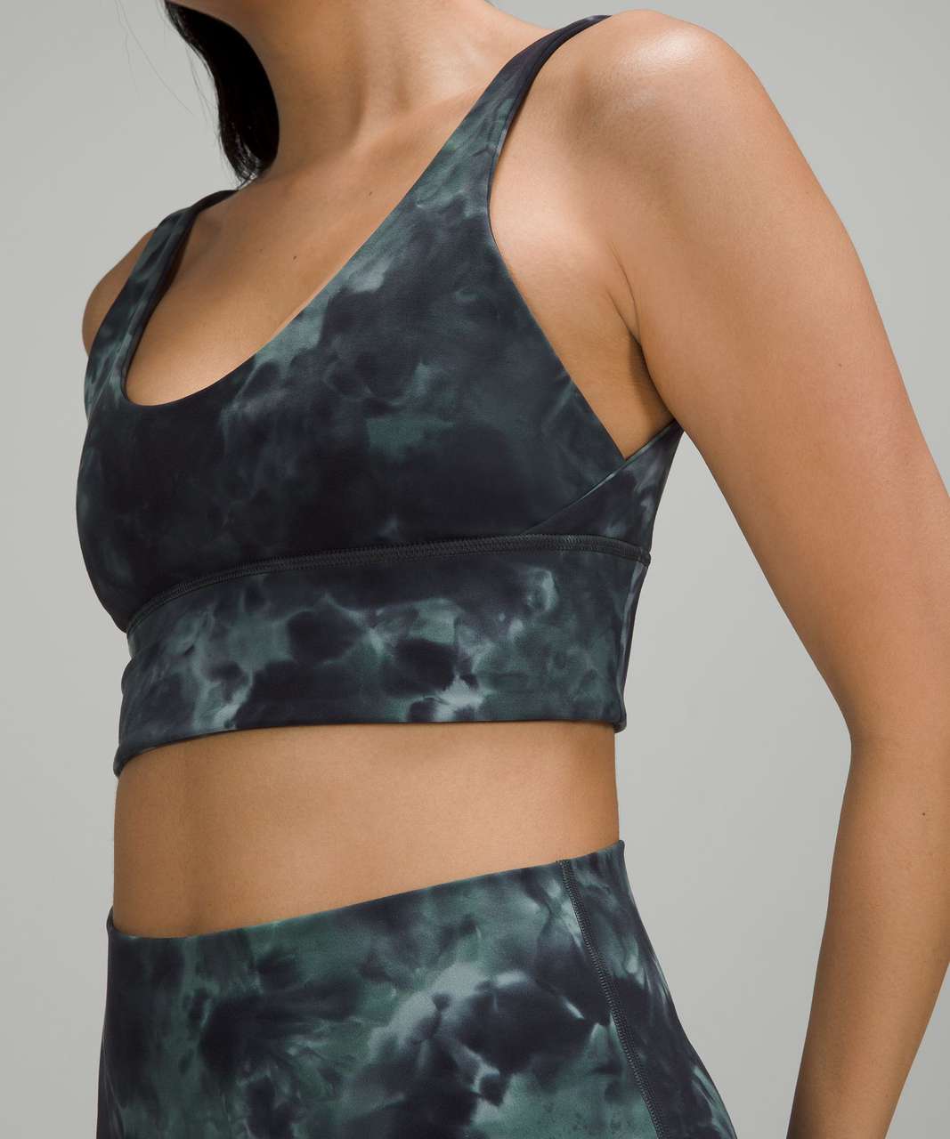 Lululemon Align Reversible Bra *Light Support, A/B Cup - Diamond Dye Silver Blue Tidewater Teal Graphite Grey / Diamond Dye Silver Blue Tidewater Teal Graphite Grey