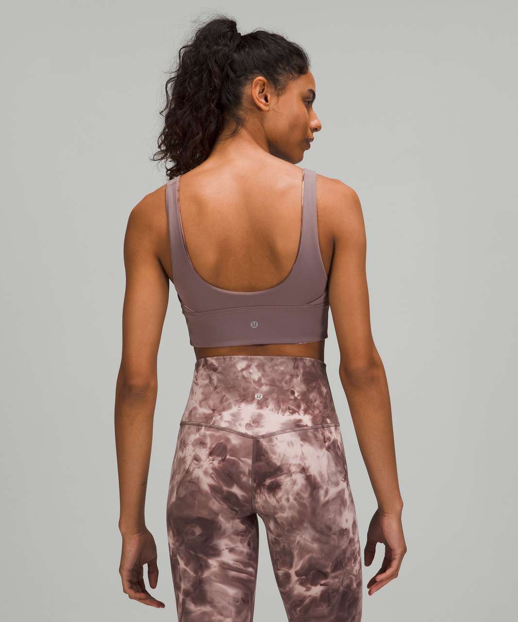 Lululemon Align Reversible Bra *Light Support, A/B Cup - Radial Tie Dye  Mauve Grey Multi / Radial Tie Dye Mauve Grey Multi - lulu fanatics