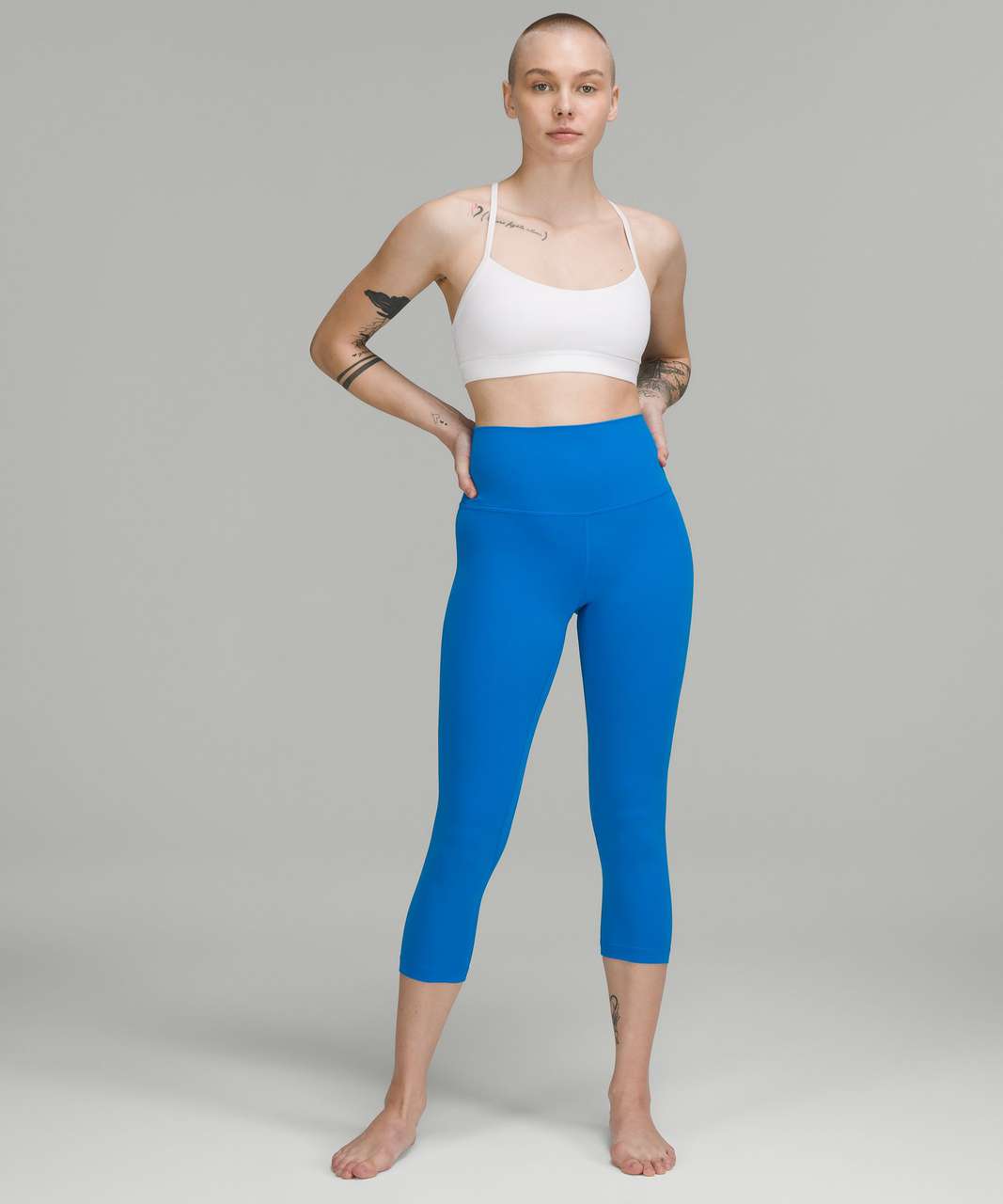 Lululemon Size 12 Instill HR Tight 25 Poolside Blue PLSI SmoothCover™ Pant  Yoga