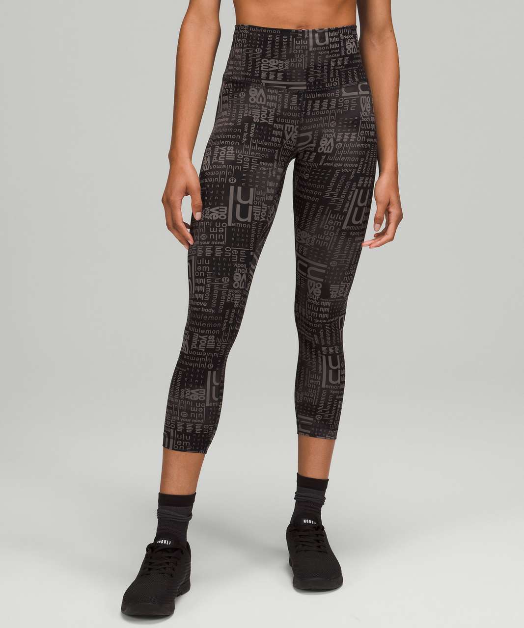 Lululemon Wunder Train High-Rise Crop 21 - Black - lulu fanatics