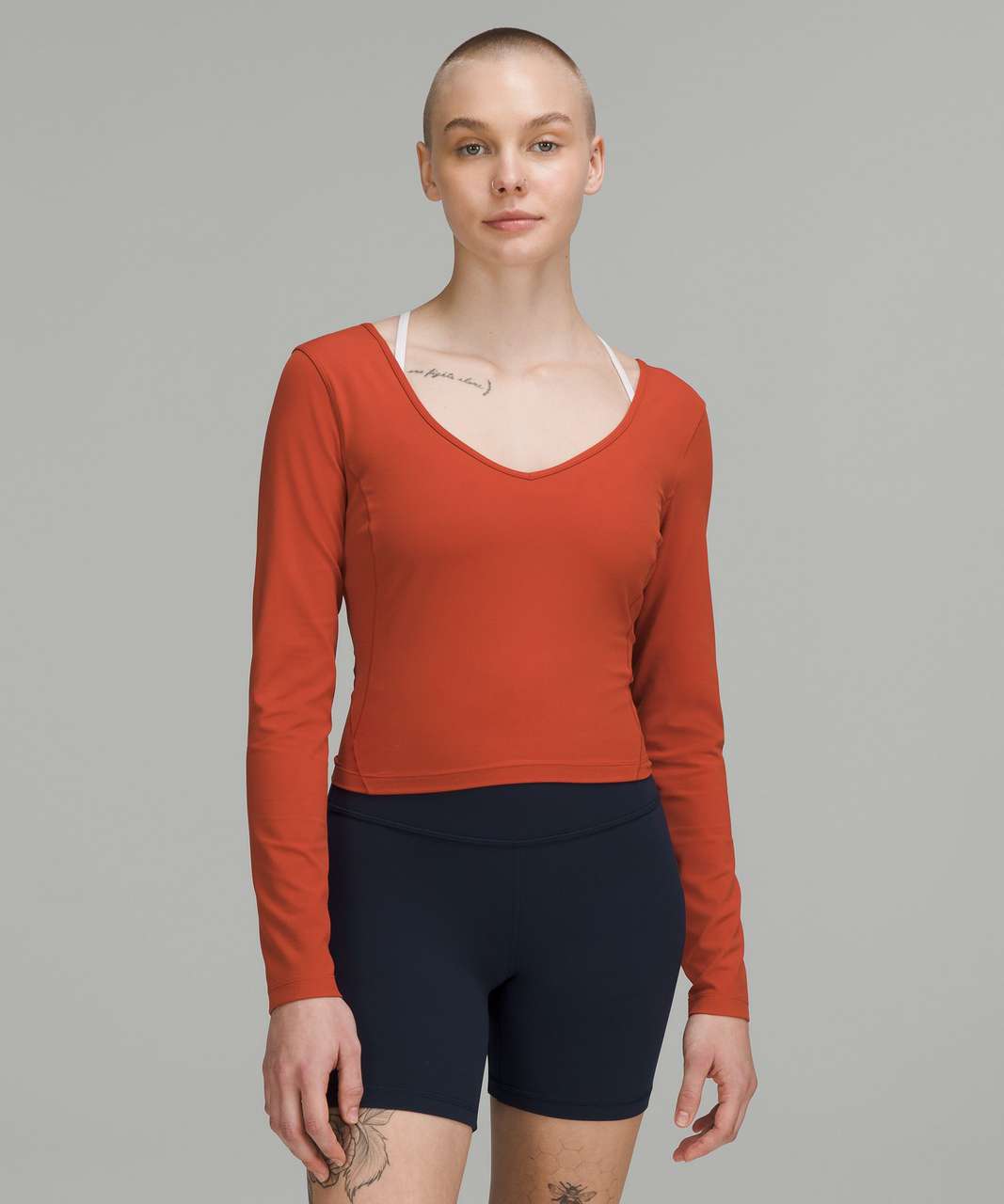 Lululemon Align T-Shirt - Dark Red - lulu fanatics