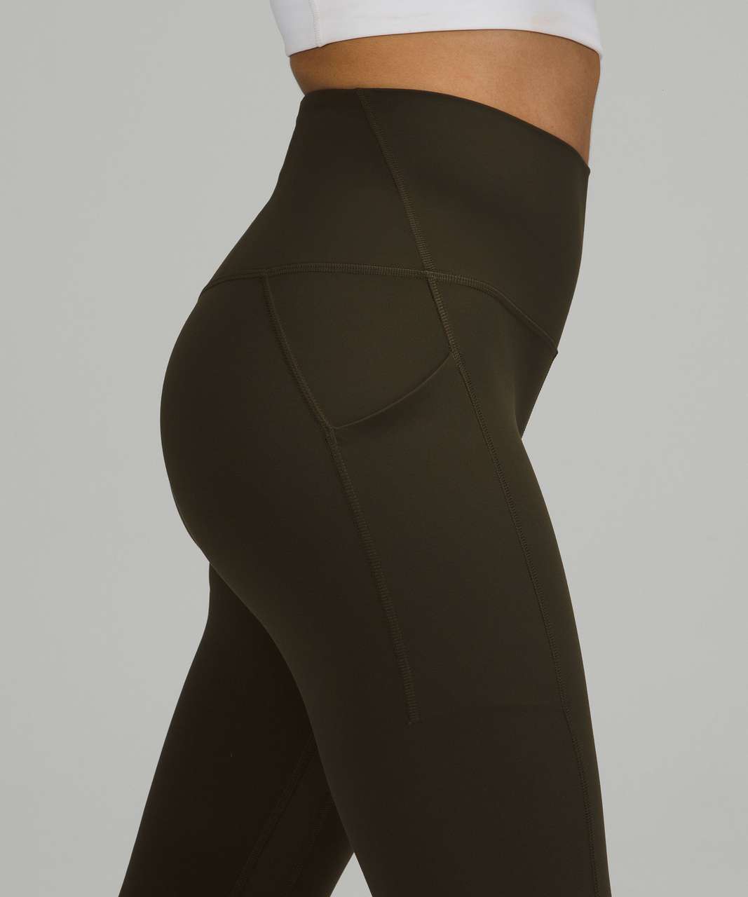 Lululemon Align Pant II Dark Olive sz 8